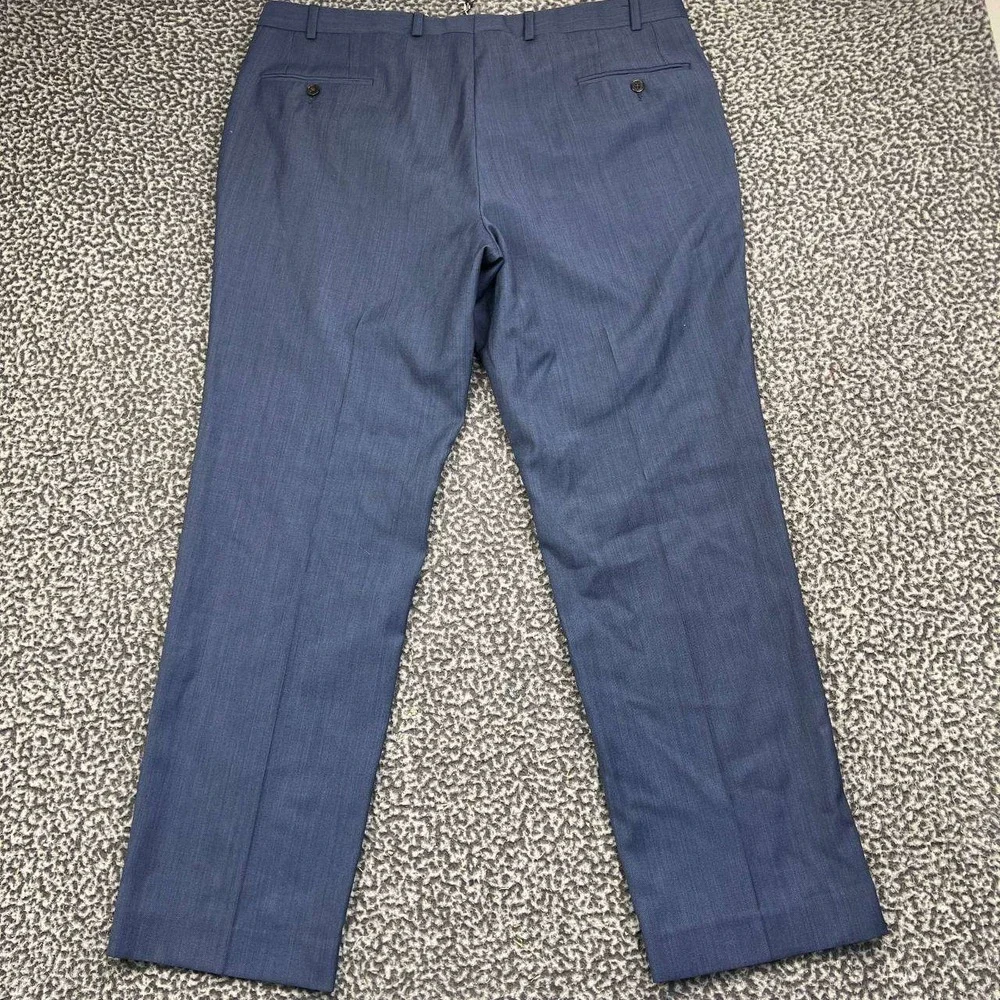 Lauren Ralph Lauren Dress Pants Men 38x30 Blue Slacks Pockets Wool Blend